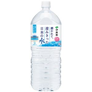 （まとめ）伊藤園 磨かれて、澄みきった日本の水(信州) 2L PET 1箱(6本)【×5セット】