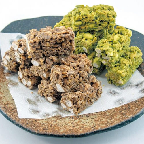 宇治茶 チョコクランチ ほうじ茶味・抹茶味 セット chocolate-crunchy